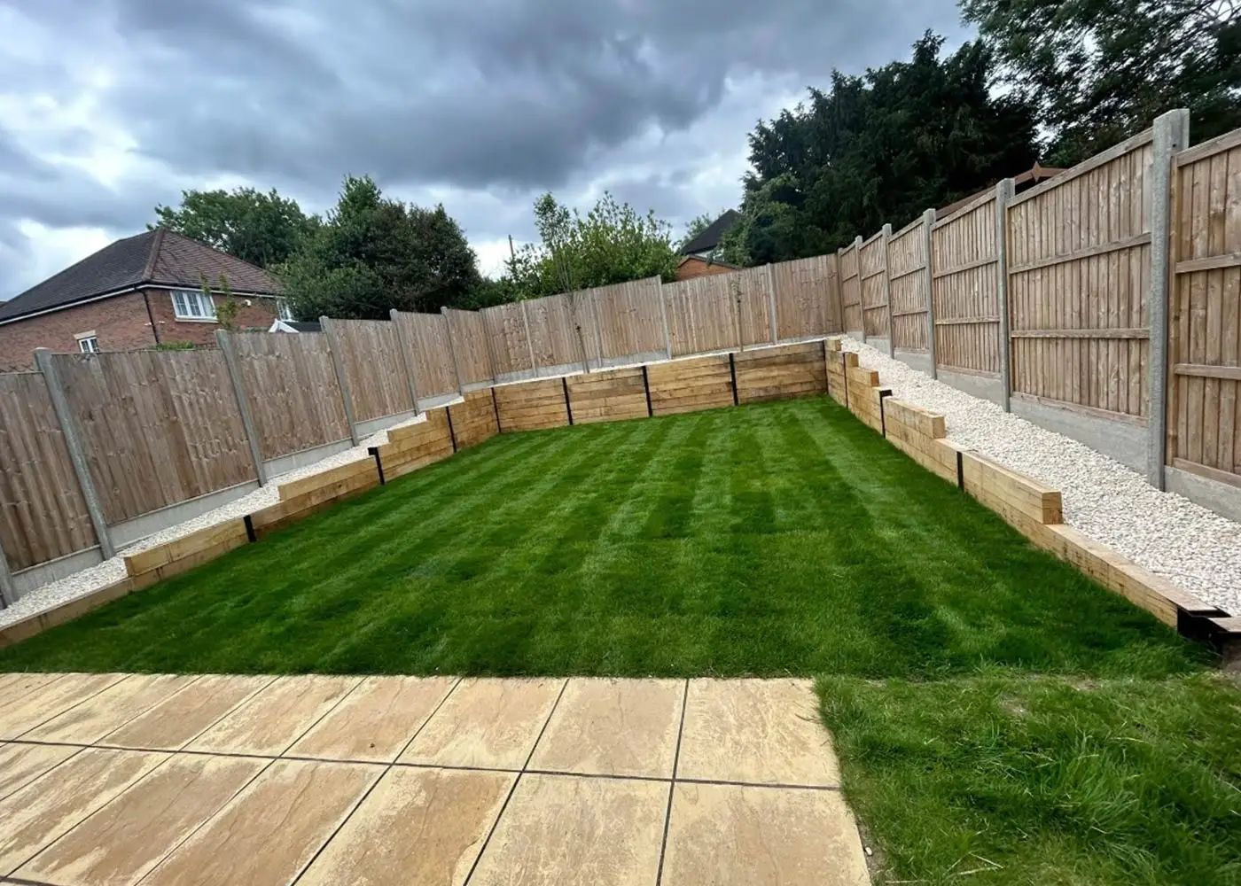 Landscape and fence redhill