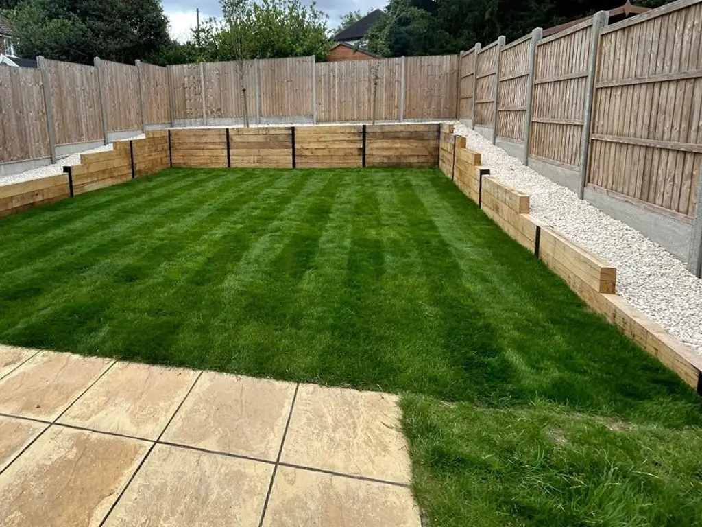 Landscaping services by JRS Group Ltd in Surrey & South London