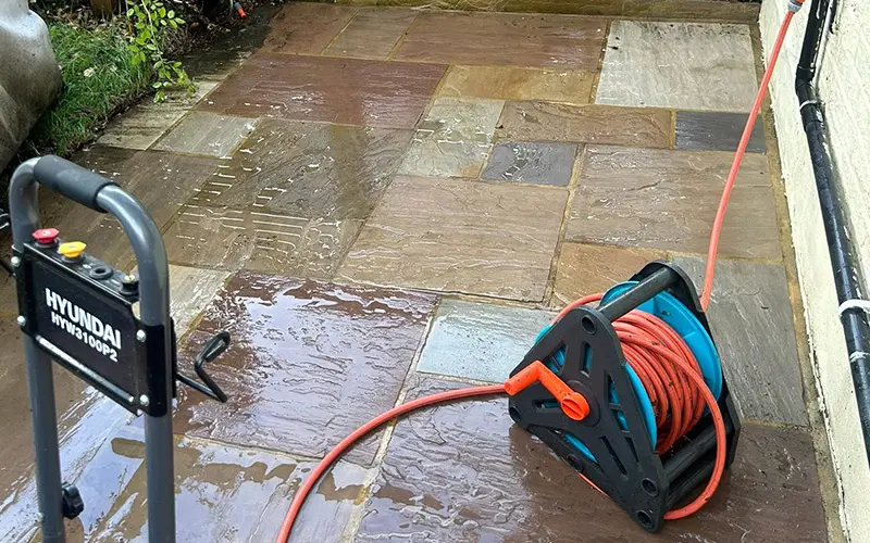 Patio repair and repointing work in Surrey