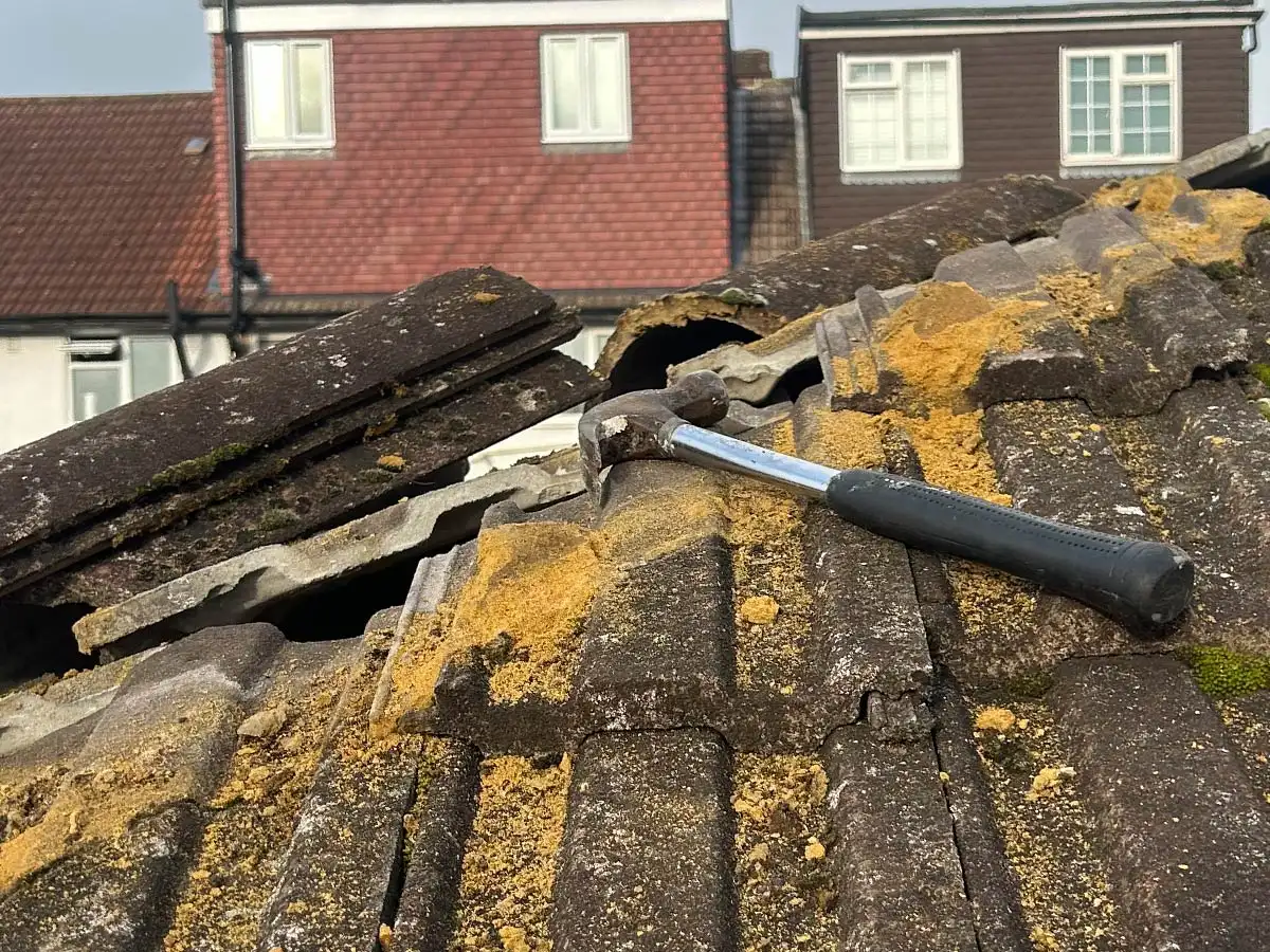 Roof repair work by JRS Group Ltd in Surrey